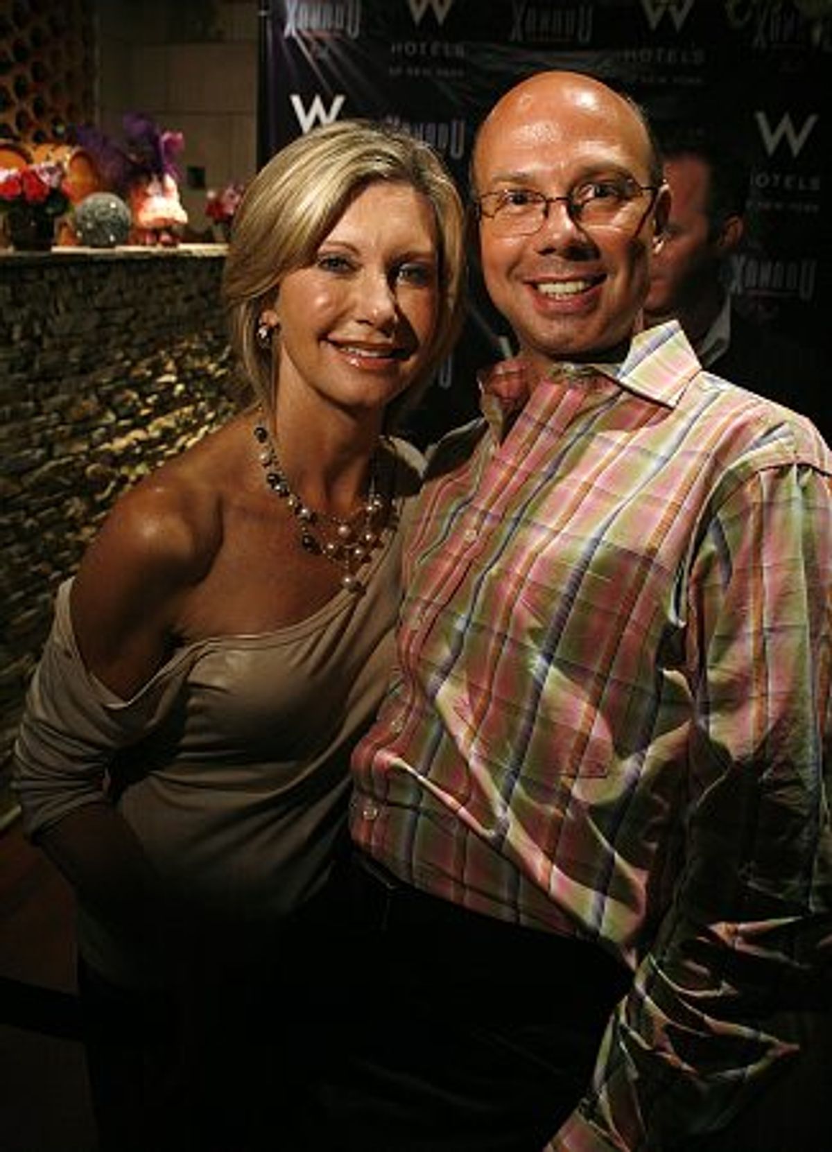 Olivia Newton-John and Richie Ridge ('Broadway Beat') at 