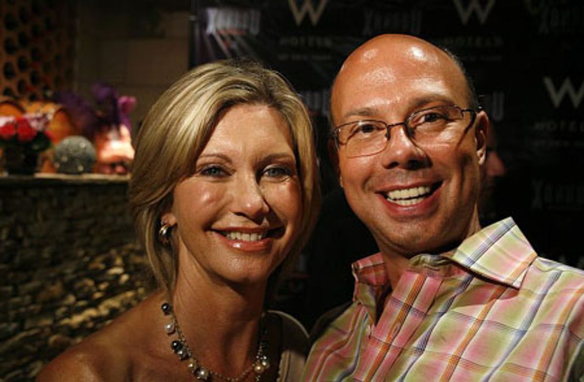 Olivia Newton-John and Richie Ridge at 