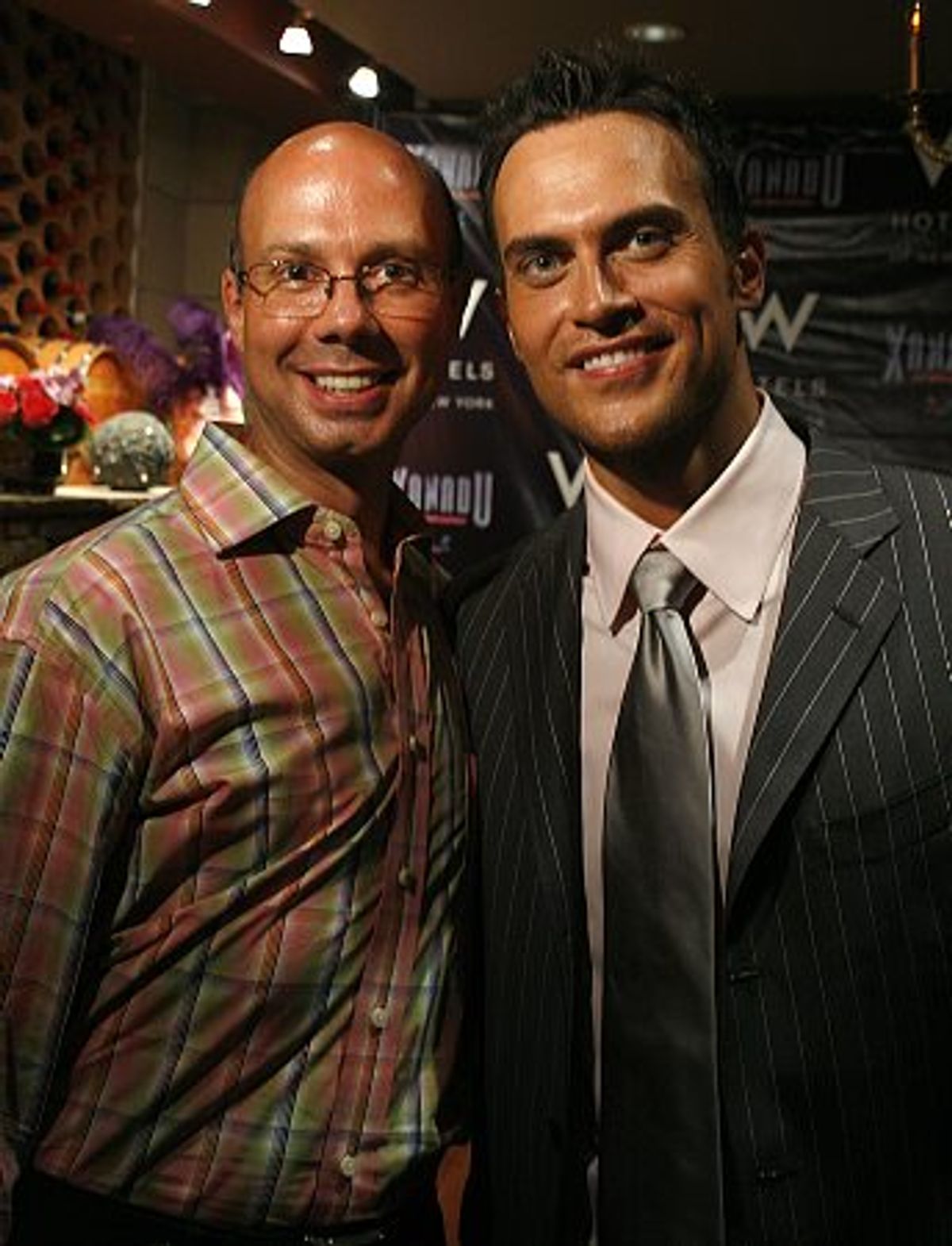 Richie Ridge and Cheyenne Jackson at 