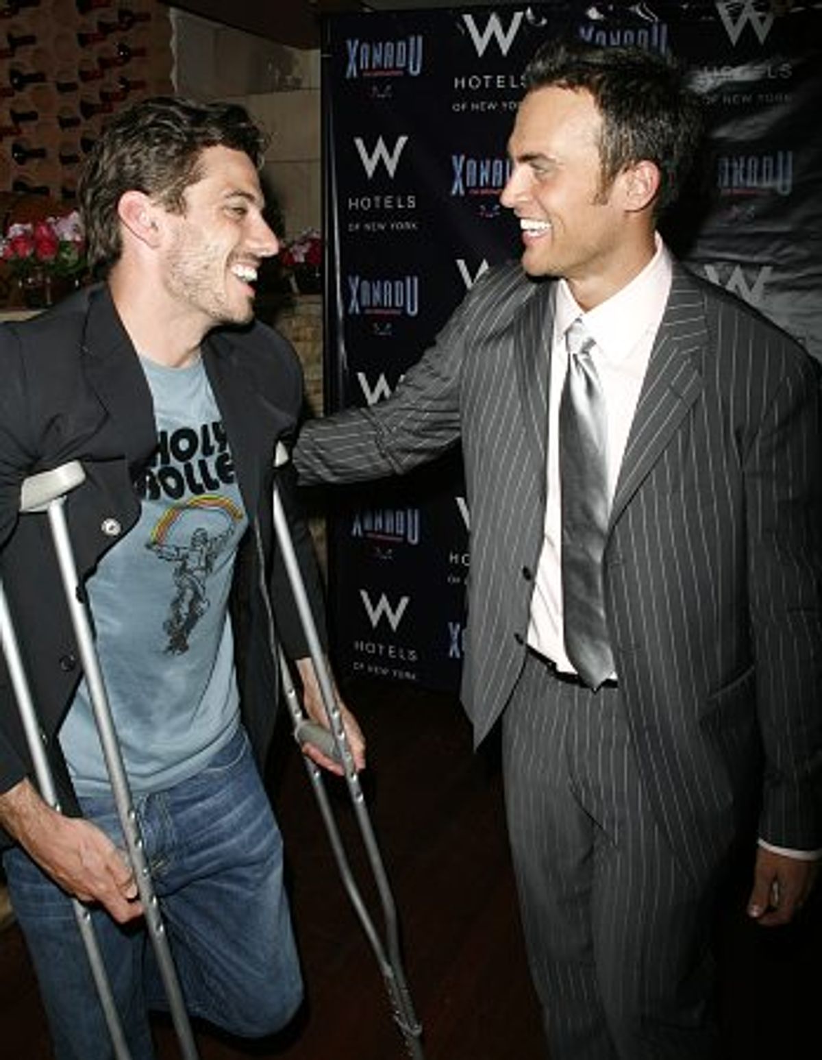 James Carpinello and Cheyenne Jackson at 