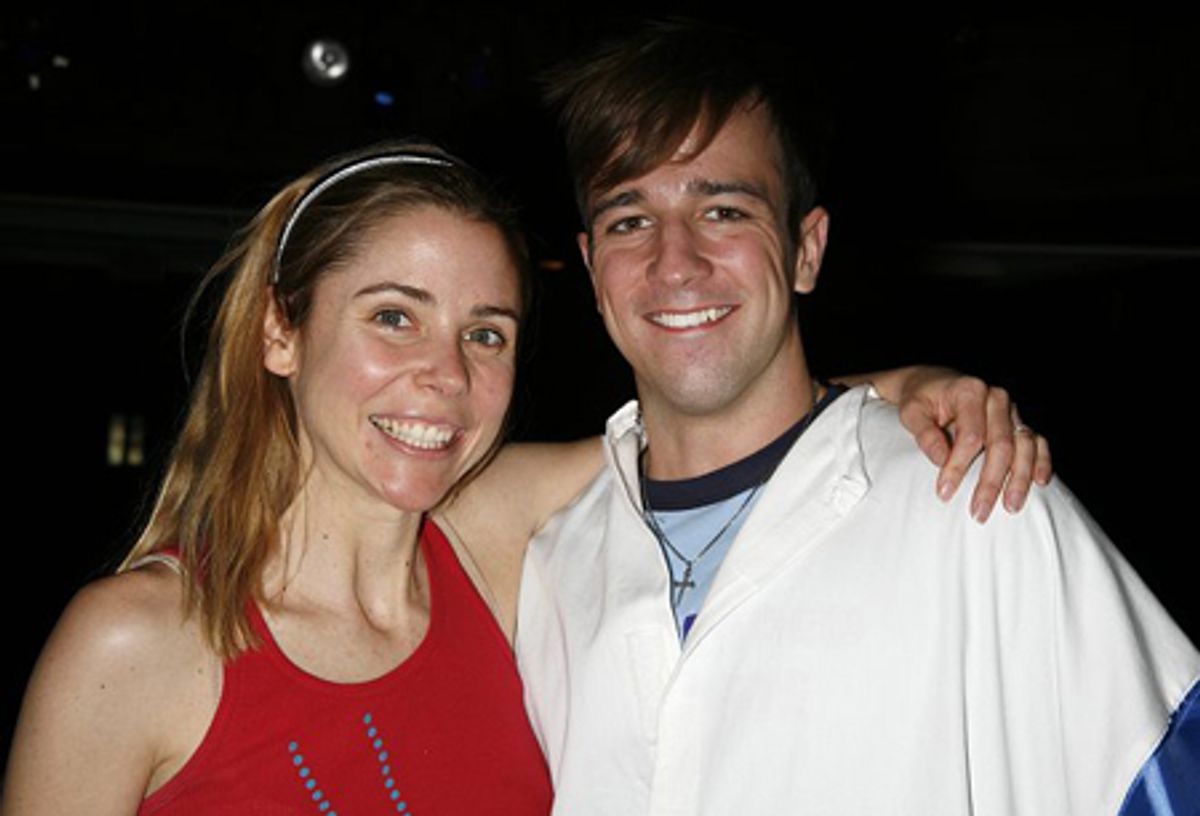 Kerry Butler and Curtis Holbrook at 