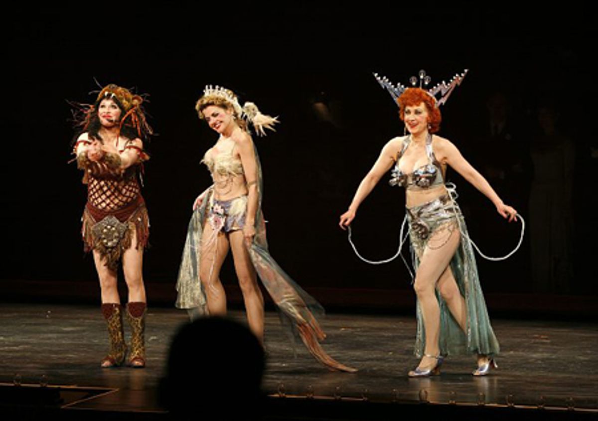 Marilyn Caskey, Alison Fraser and Nancy Opel at 