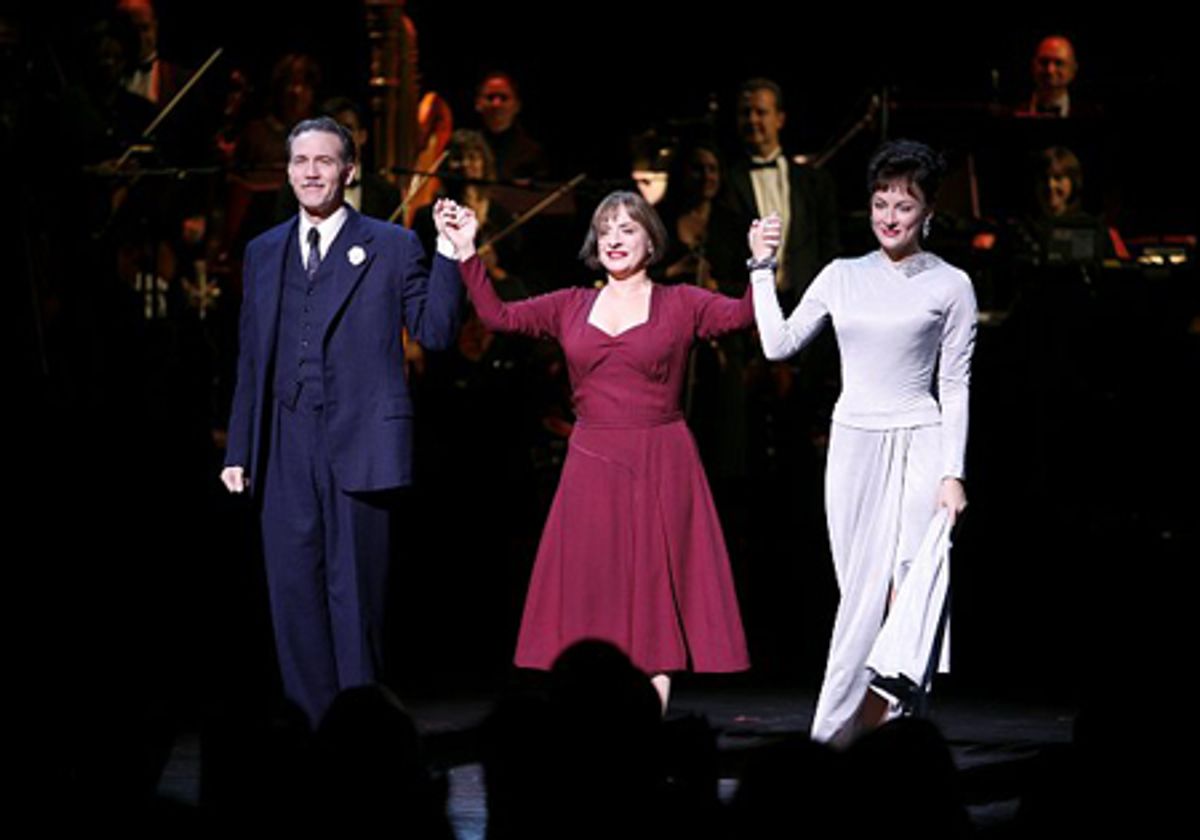 Boyd Gaines, Patti LuPone and Laura Benanti at 