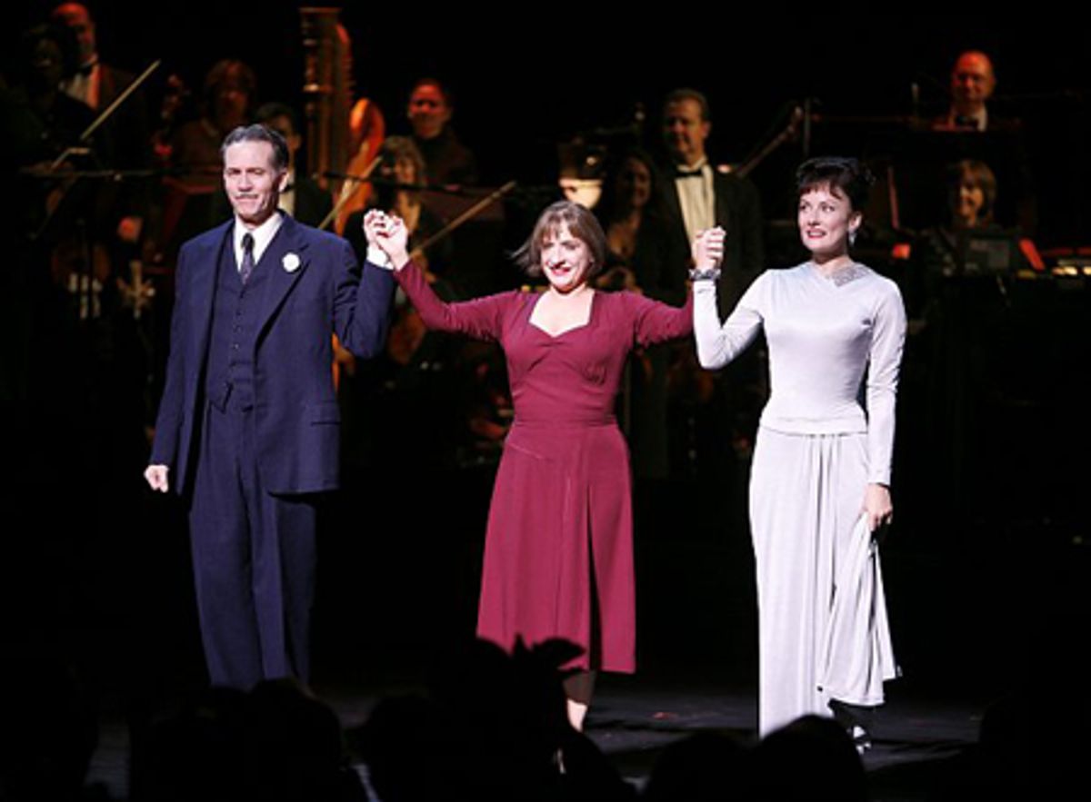 Boyd Gaines, Patti LuPone and Laura Benanti at 