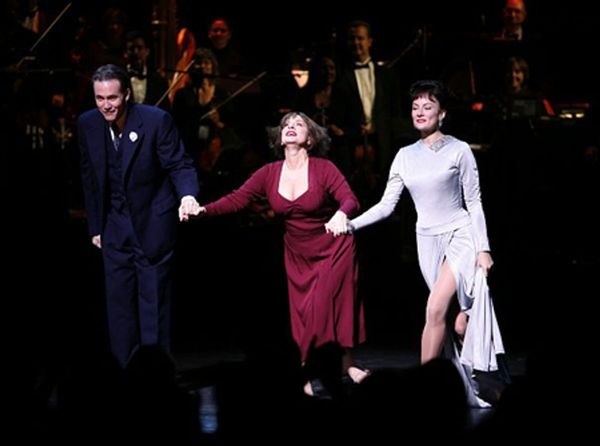 Boyd Gaines, Patti LuPone and Laura Benanti at 