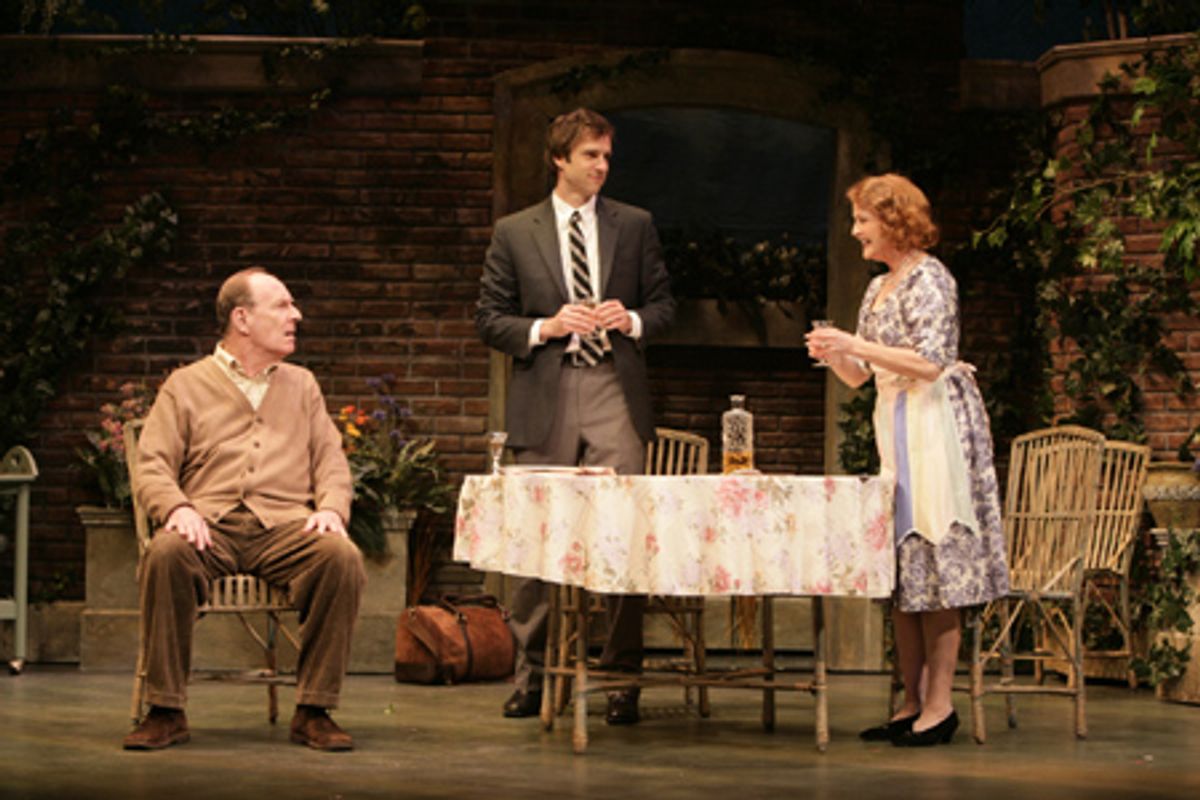 Paxton Whitehead, James Waterston and Cecilia Hart at 