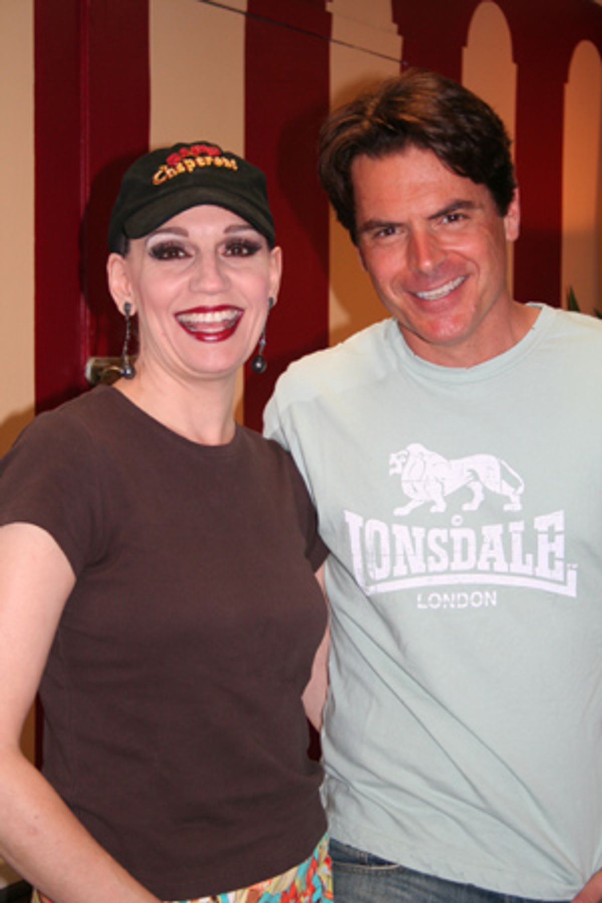 Beth Leavel (The Drowsy Chaperone) and Troy Britton Johnson (Robert Martin, The Bridegroom) at 