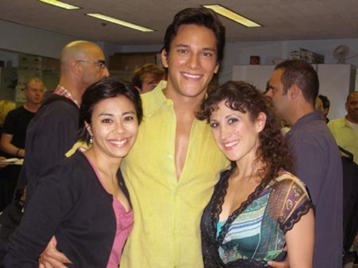 Angel Desai, Nick Rodriguez and Deone Zanotto at 