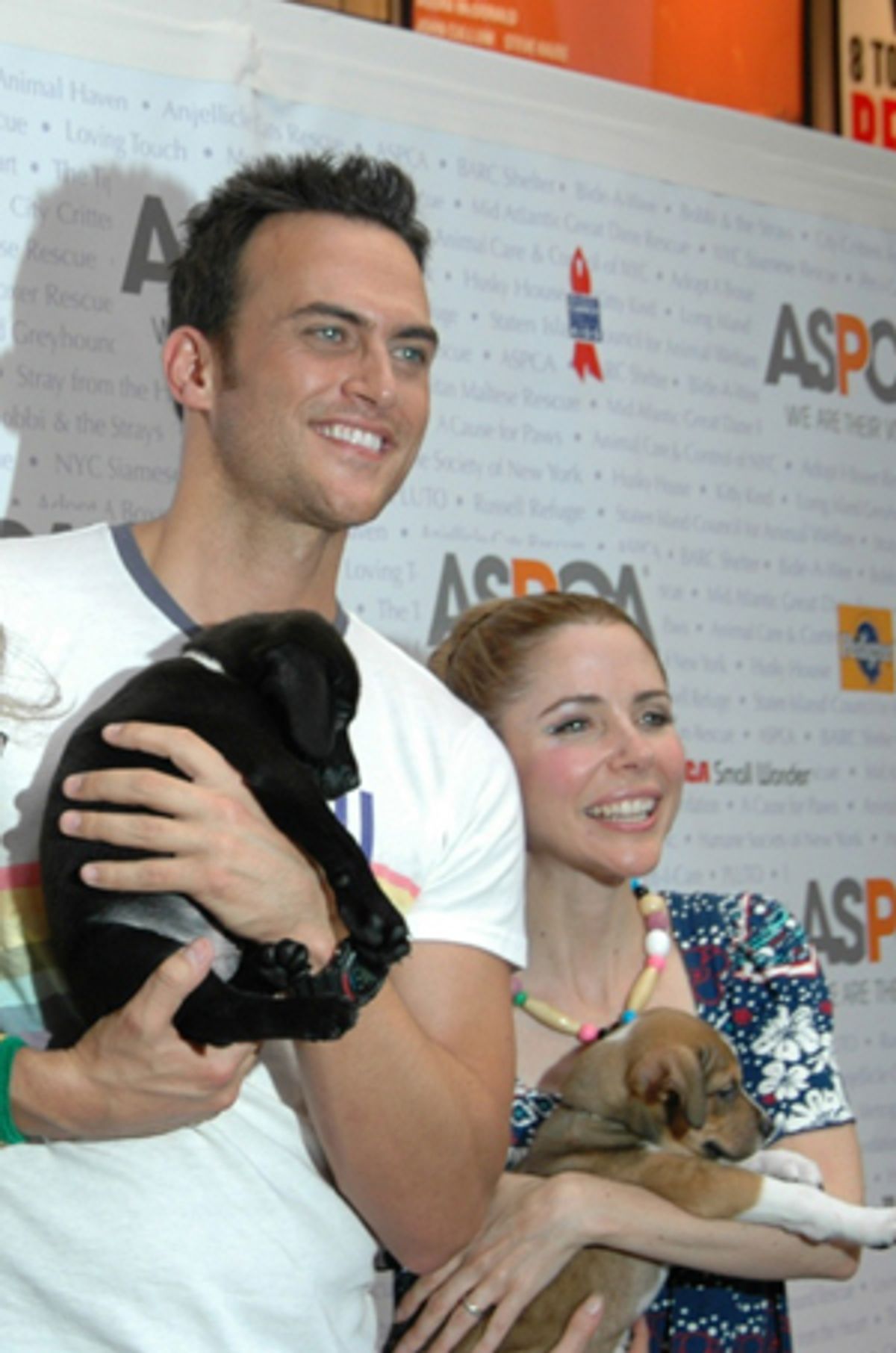 Cheyenne Jackson and Kerry Butler at 