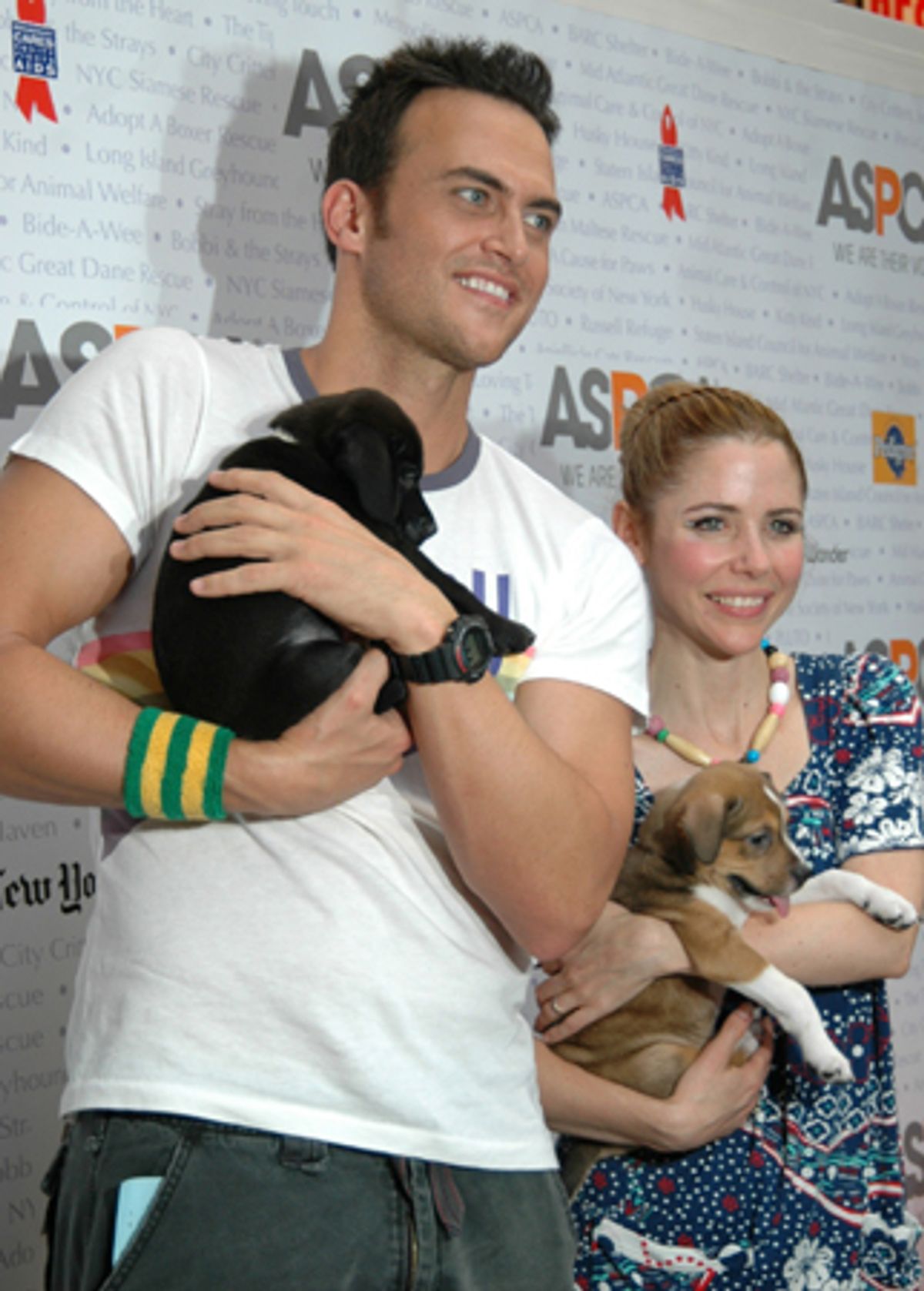 Cheyenne Jackson and Kerry Butler at 