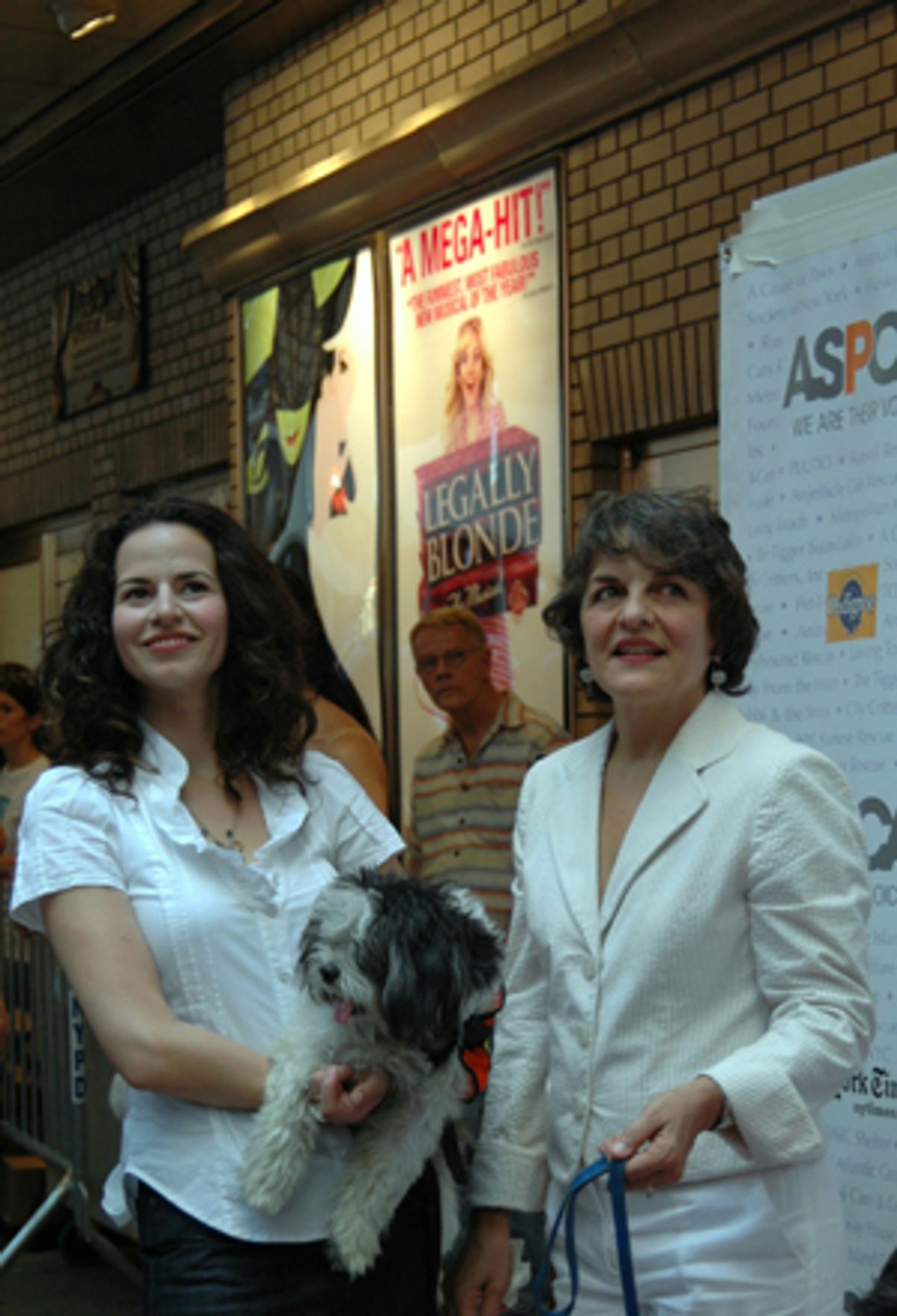 Mandy Gonzalez and Priscilla Lopez at 