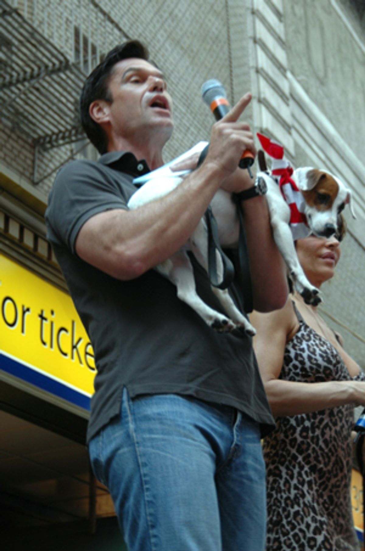 Harry Hamlin and Lisa Rinna at 