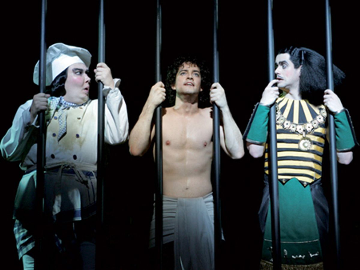 Lee Mead and cast members at 