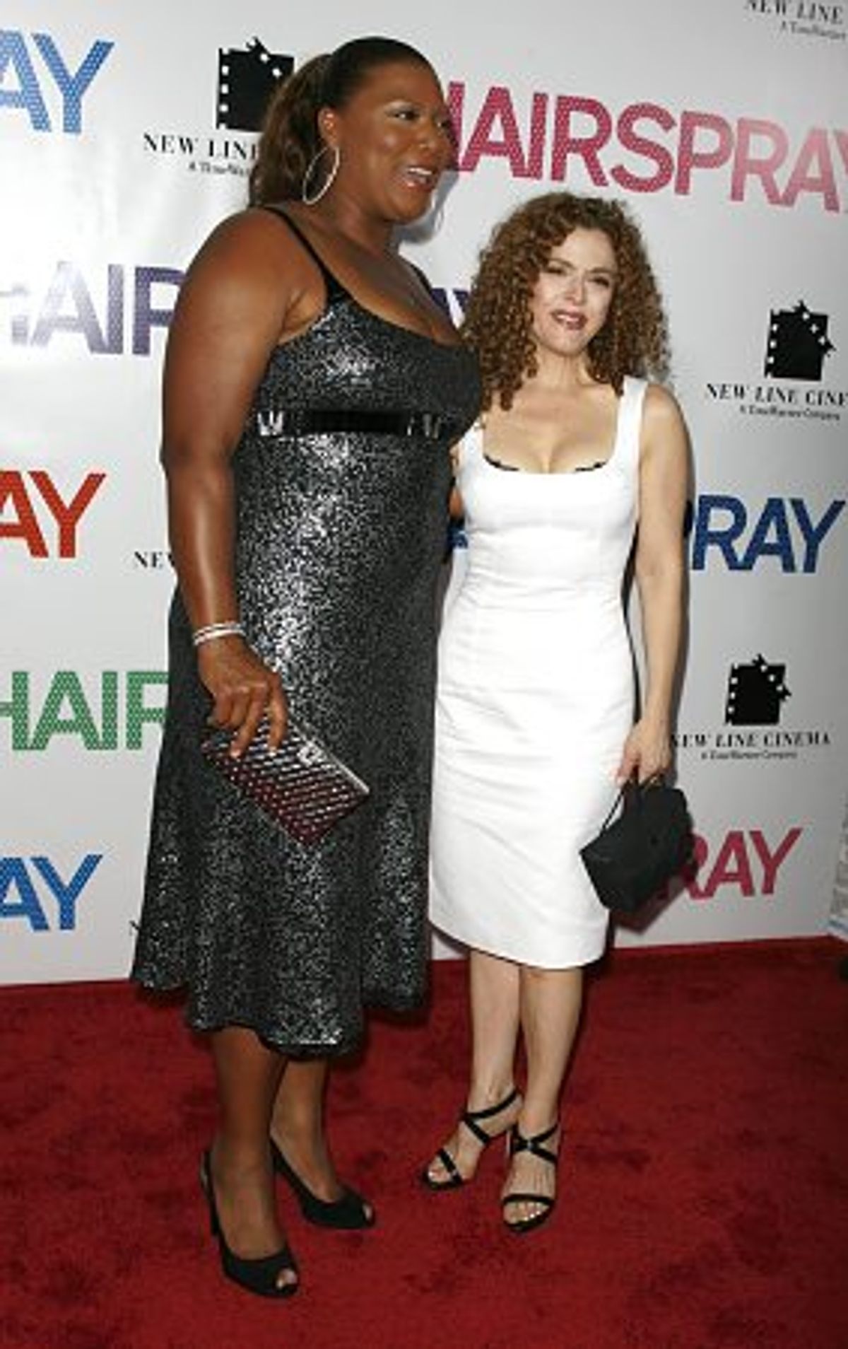 Queen Latifah and Bernadette Peters at 