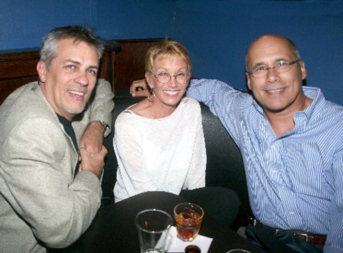 Sandy Duncan with husband Dan Correia and a guest at 