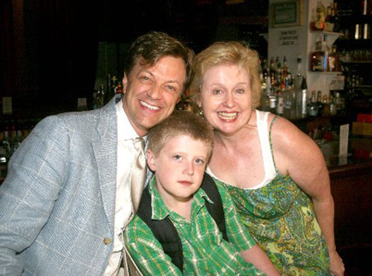 Jim Caruso with Sally Mayes and her son Ben at 