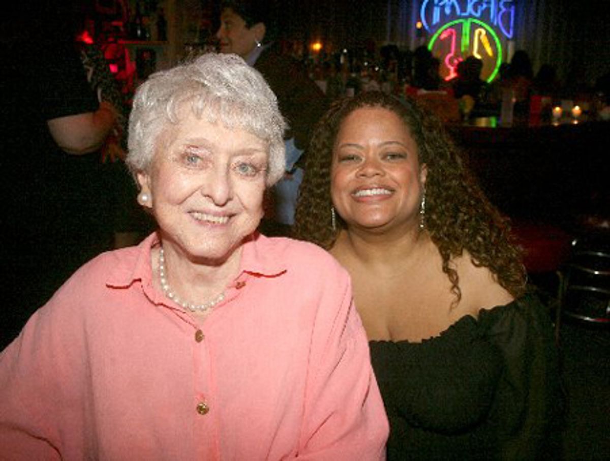 Celeste Holm and Natalie Douglas at 