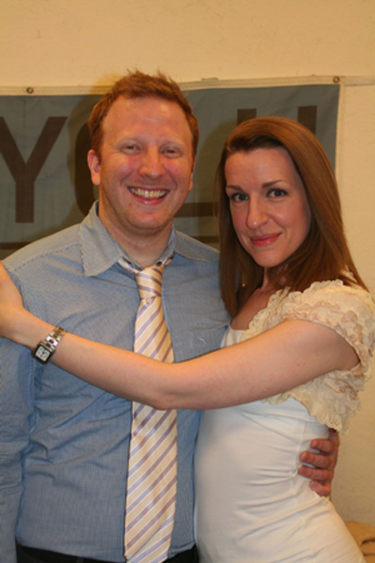 Hunter Bell and Susan Blackwell at 