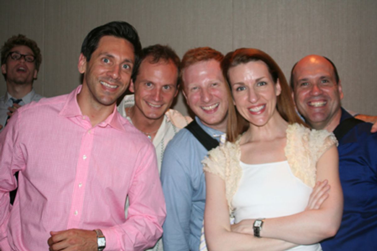 Michael Berresse, Jeff Bowen, Hunter Bell, Susan Blackwell and Larry Pressgrove at 