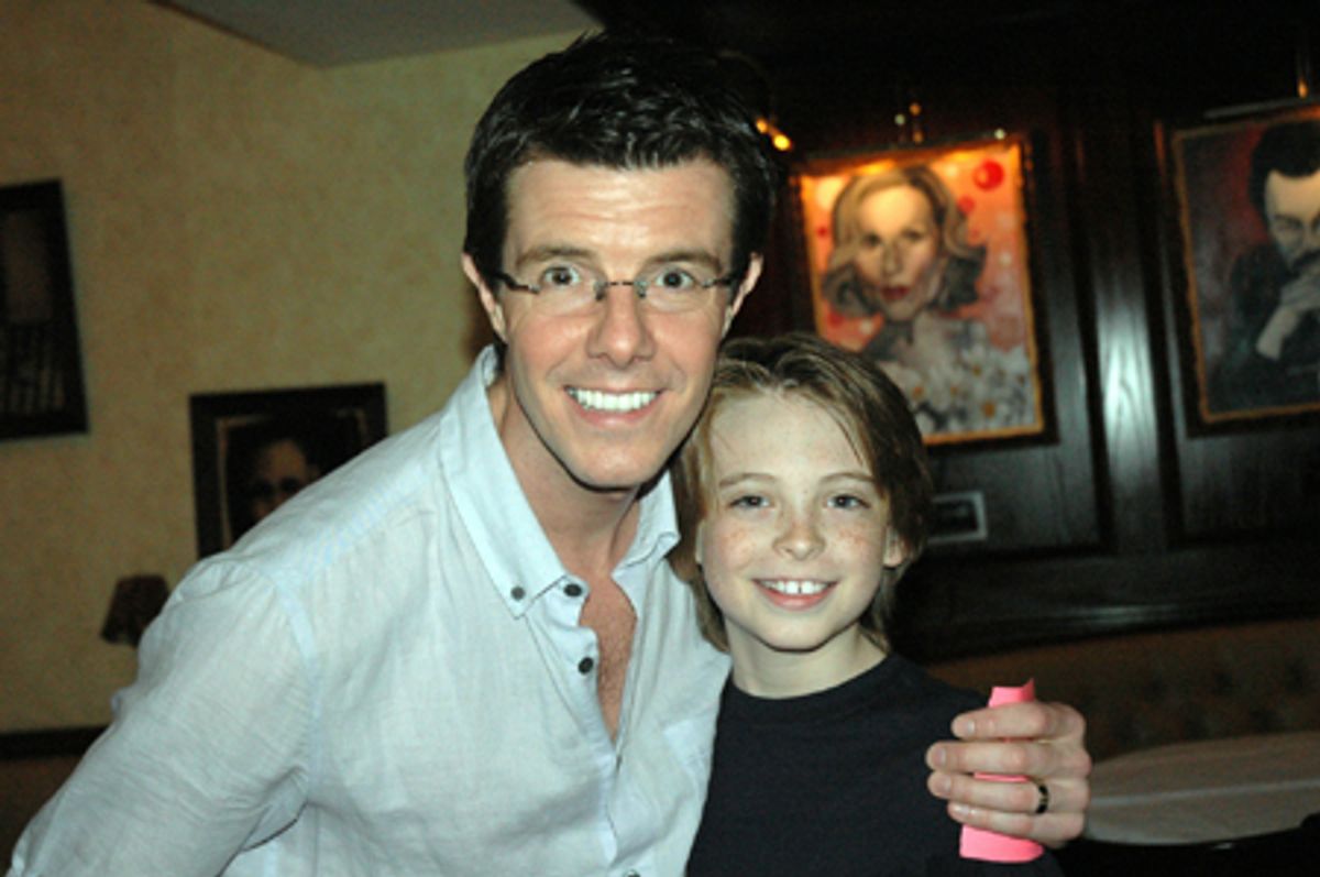 Gavin Lee and Dylan Riley Snyder (young Tarzan in Tarzan) at 
