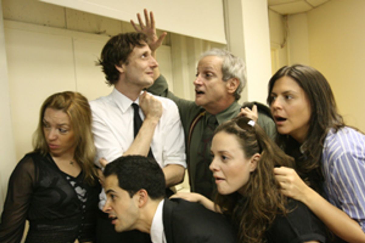 (Clockwise from Left) Ruth (Marion Wood), Gary (Ean Sheehy), Dr. Feldberg (Ron Palillo), Gail (Katie Kreisler), Bethany (Monica Yudovich) and Paul (Shane Jacobsen) at 