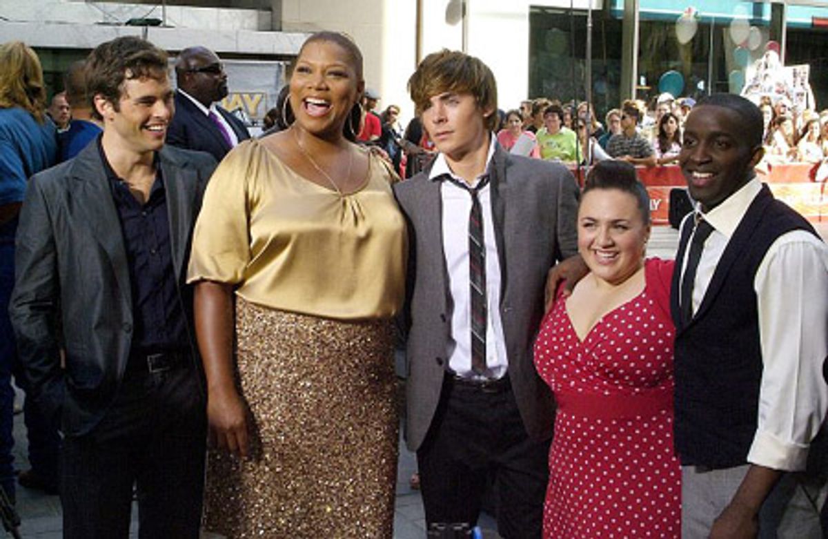 James Marsden, Queen Latifah, Zac Efron, Nikki Blonsky and Elijah Kelley
 at 