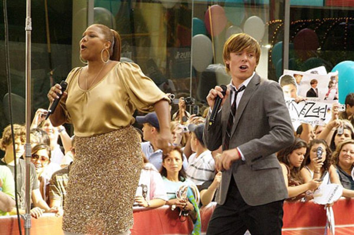 Queen Latifah and Zac Efron
 at 