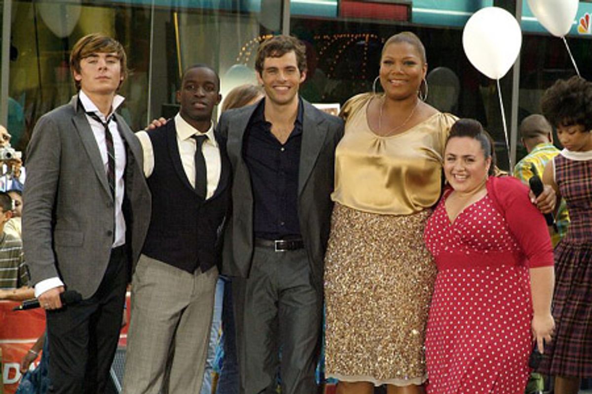 Zac Efron, Elijah Kelley, James Marsden, Queen Latifah and Nikki Blonsky at 