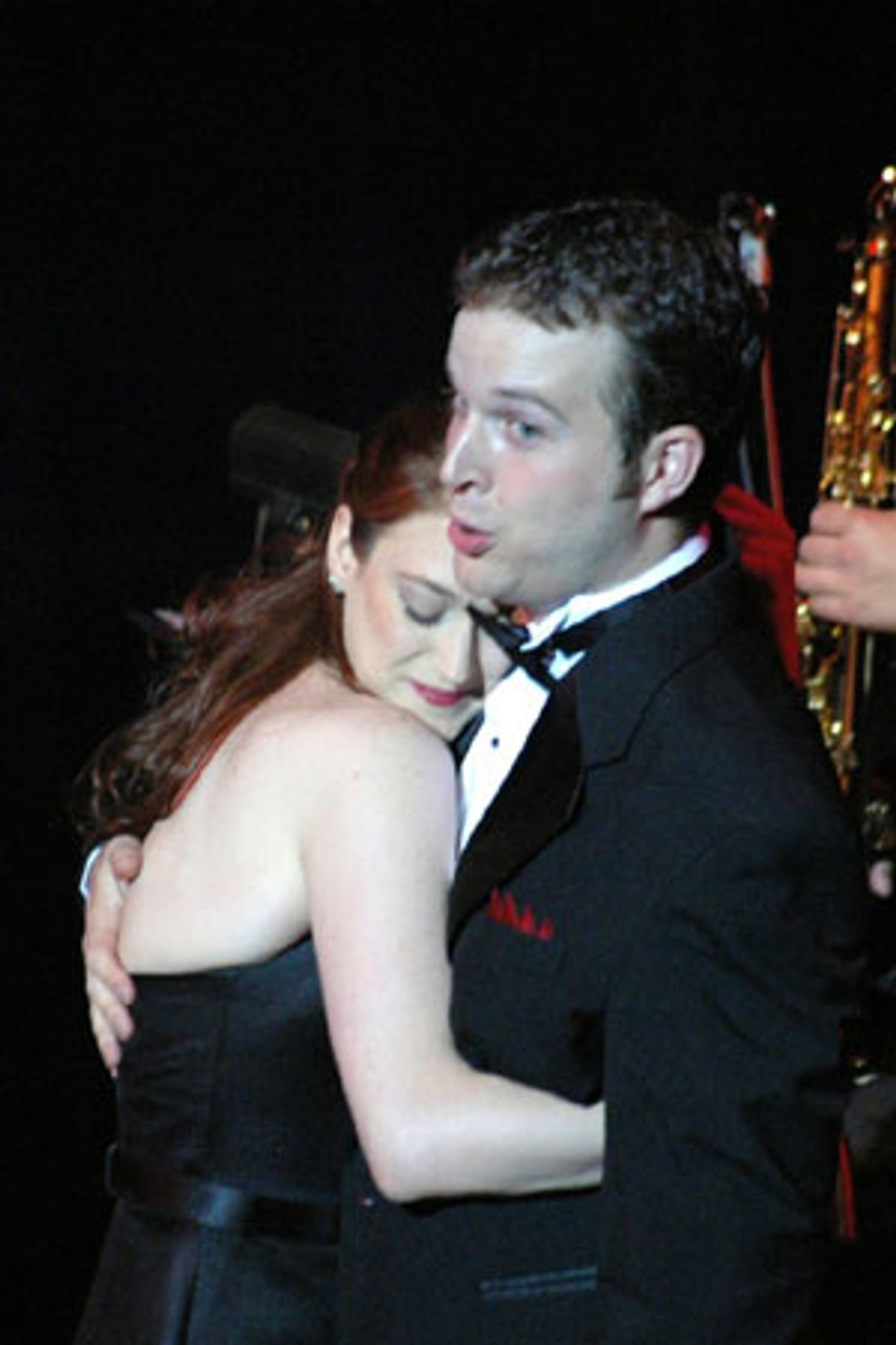 Justin McConnaughy (The New School), with Darcie Champagne (The New School), sings 'They Can't Take That Away From Me' at 