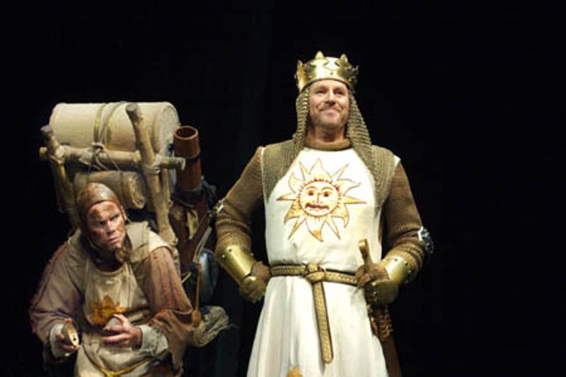 Photos: Davison and Ward in London 'Spamalot' | BroadwayWorld