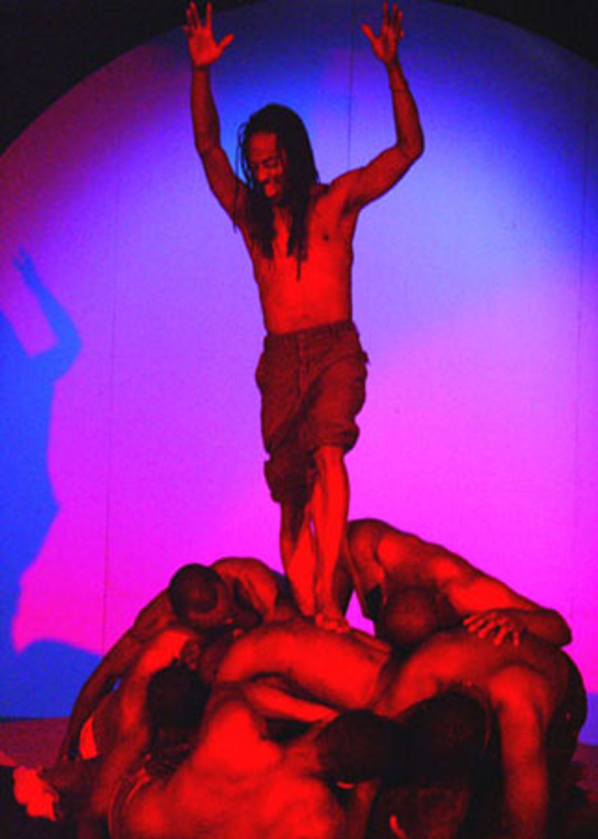 Kony (Anthony Salas) and Ensemble at Photo Preview: 'Butterflies of Uganda' World Premiere