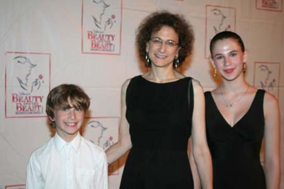 Natasha Katz (Lighting Designer) with her family at 