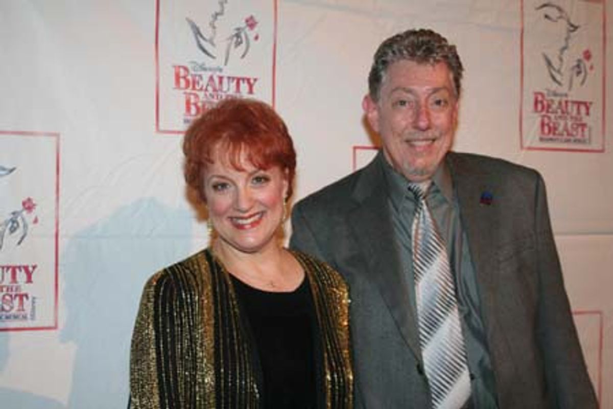 Jeanne Lehman (Mrs. Potts) with her husband at 