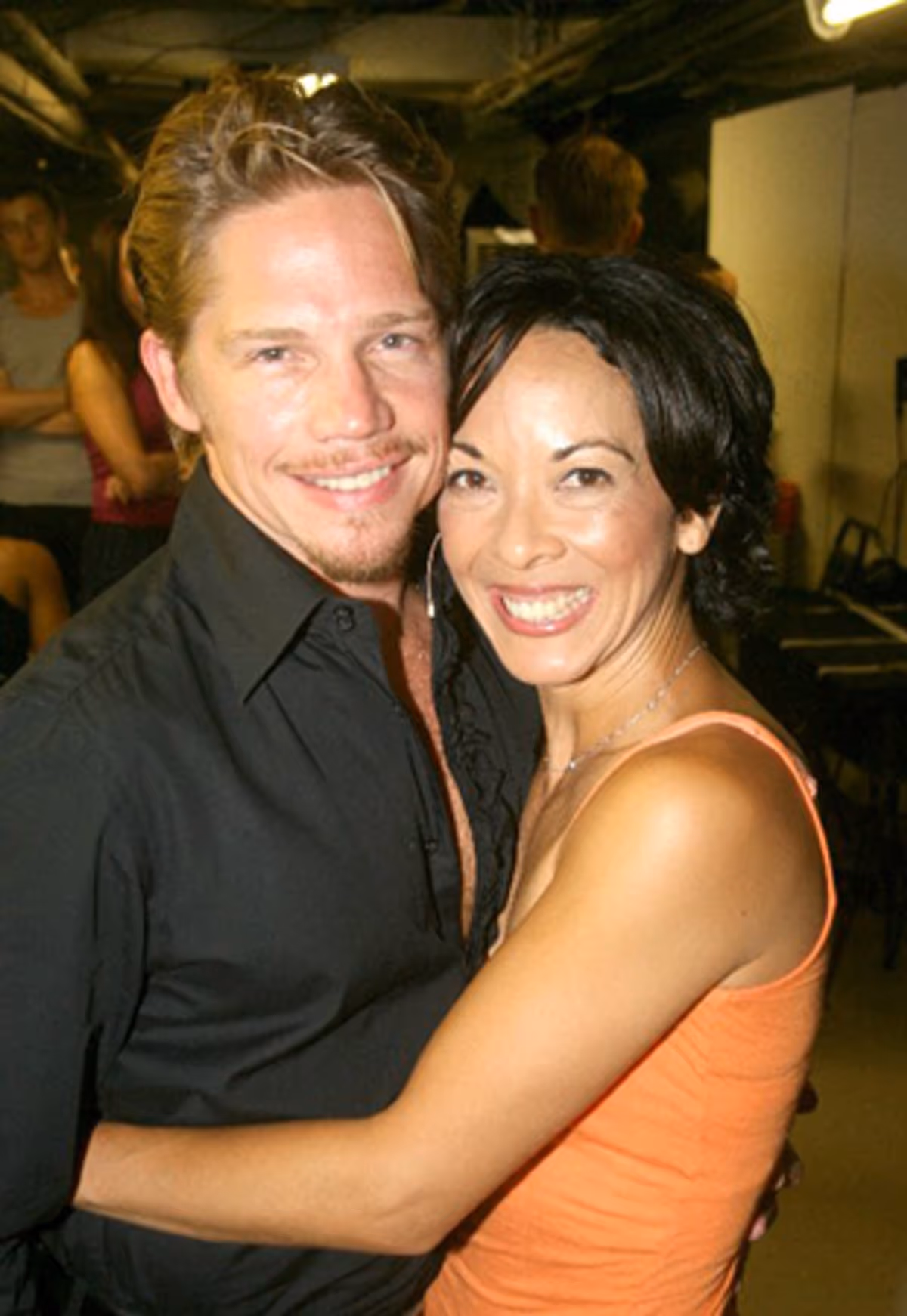 Jack Noseworthy and Joanne M. Hunter at Backstage at All Singin! All Dancin!