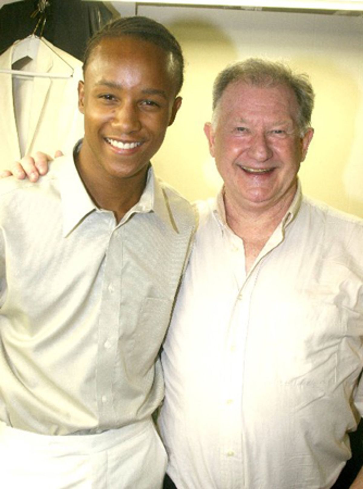 Kendrick Jones and Harvey Evans at Backstage at All Singin! All Dancin!
