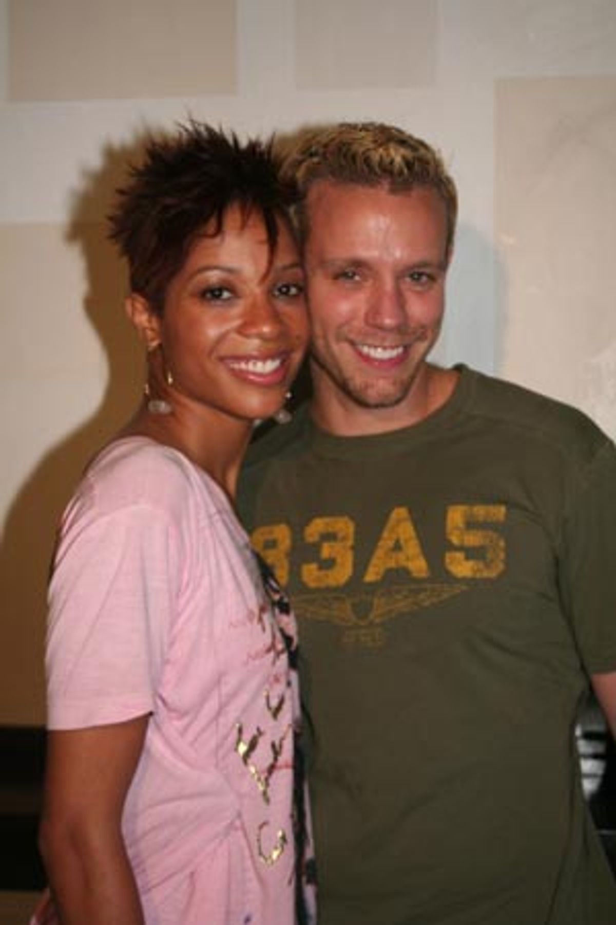 Tamyra Gray and Adam Pascal at 