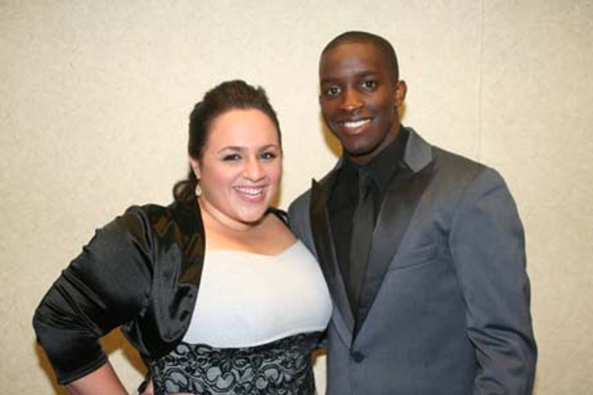  Nikki Blonsky and Elijah Kelly at 