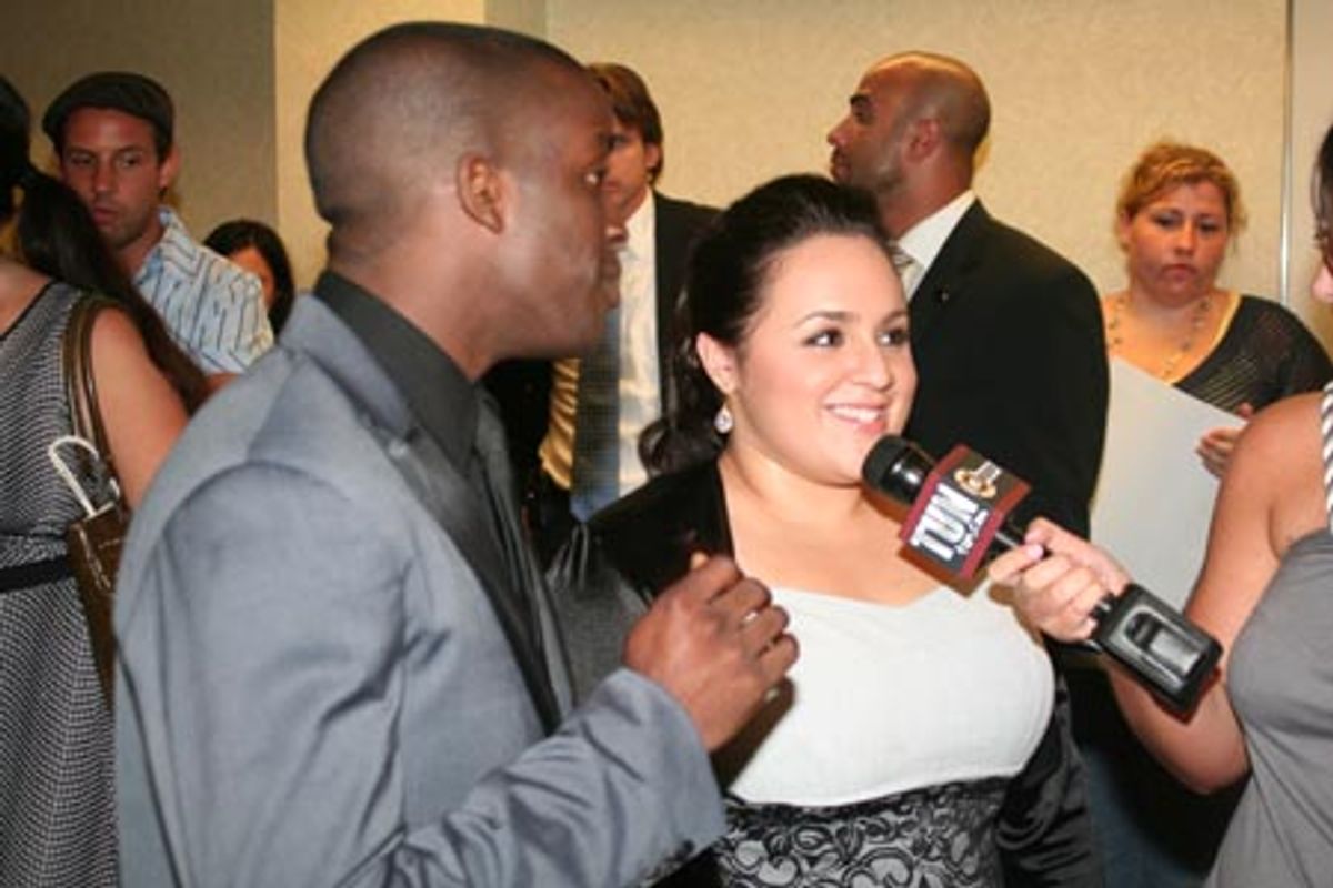 Nikki Blonsky and Elijah Kelly at 