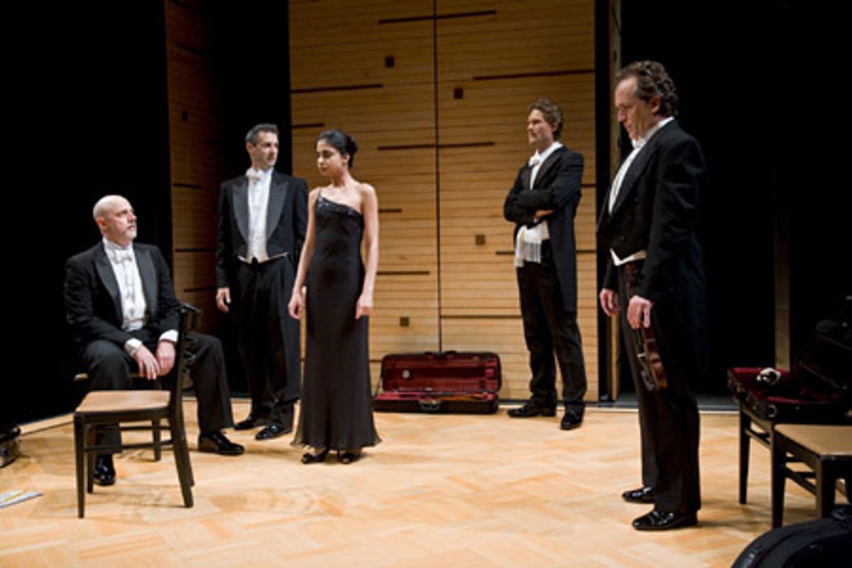 Mahira Kakkar, Douglas Rees, Michael Laurence, David Beach, and Richard Topol at 