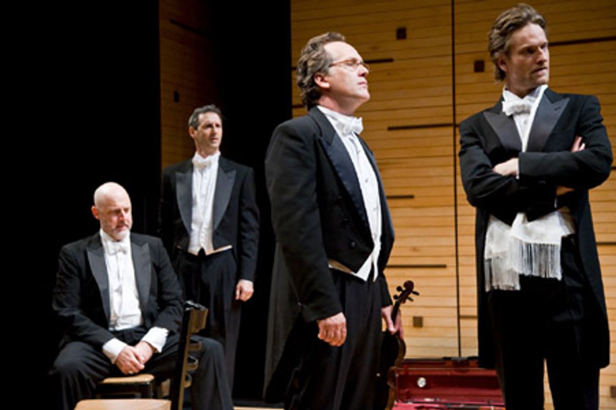 Douglas Rees, Michael Laurence, David Beach, and Richard Topol at 