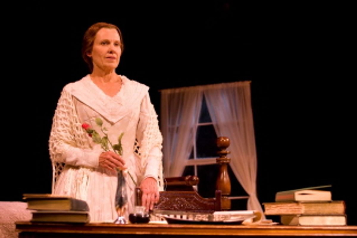 Lindsay Crouse as Emily Dickinson at 