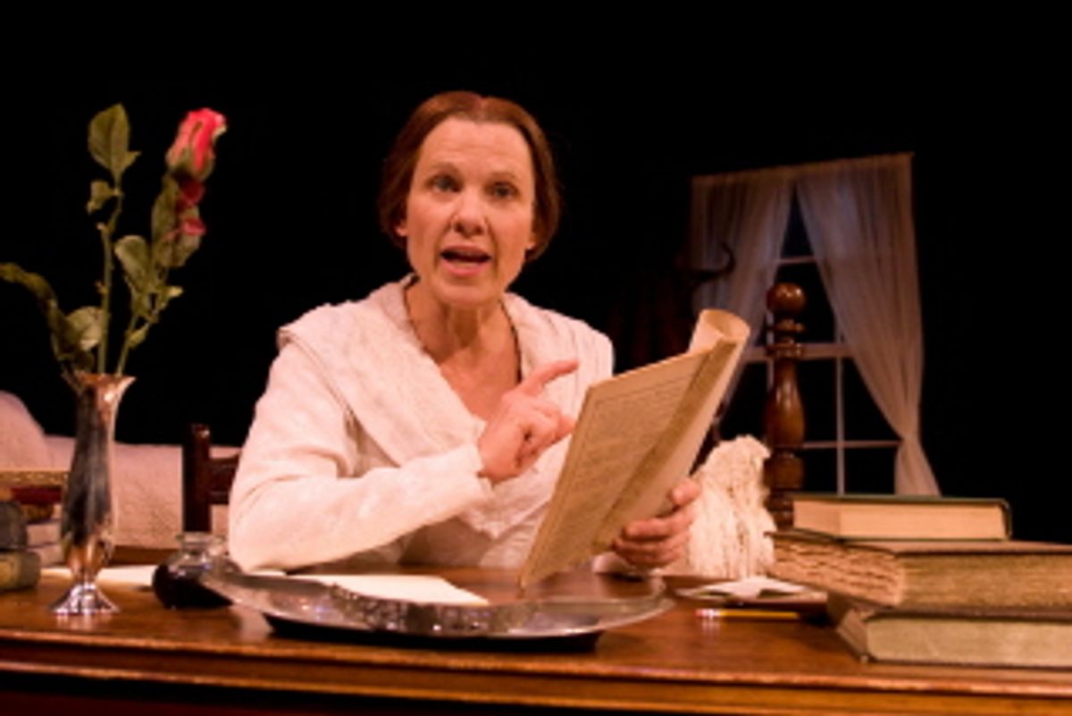 Lindsay Crouse as Emily Dickinson at 