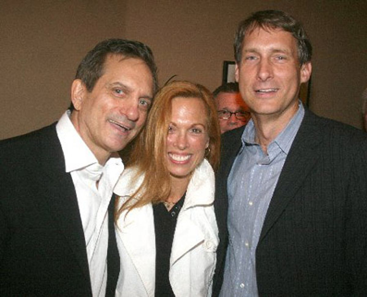 Martin Vidnovic, Carolee Carmello and Greg Edelman at 