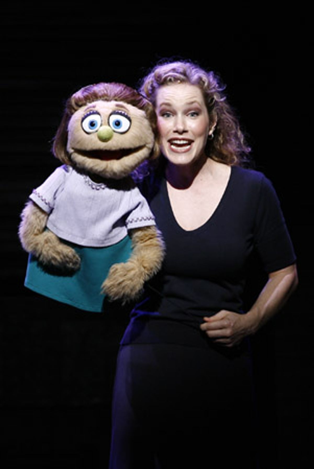 Kelli Sawyer with Kate Monster at 