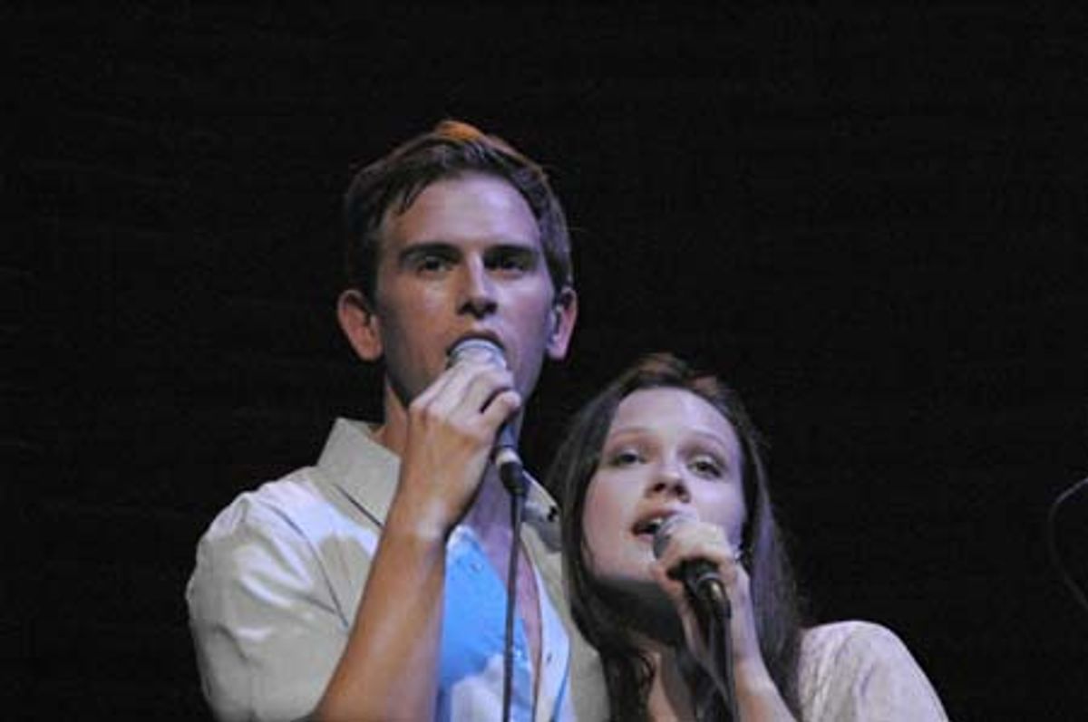 Daniel Reichard and Lauren Pritchard at 