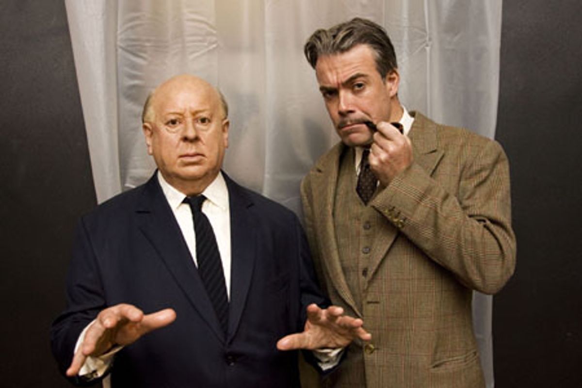 Robert Portal with 'Alfred Hitchcock' at The 39 Steps Celebrates Hitchcock's B'Day