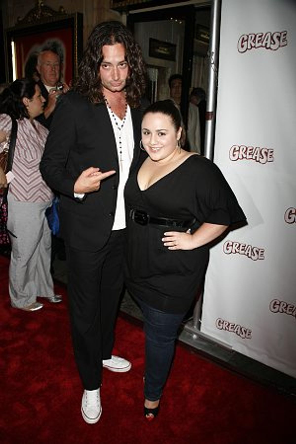 Constantine Maroulis and Nikki Blonsky at 