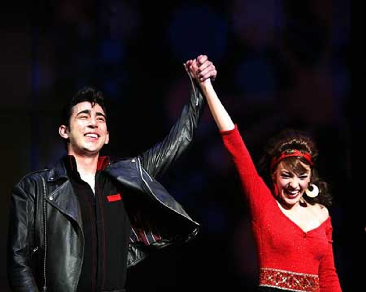 Max Crumm and Laura Osnes at 