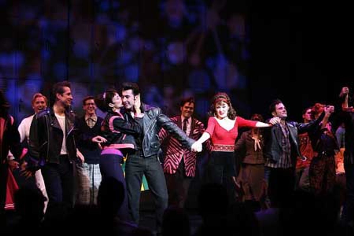 Max Crumm, Laura Osnes and ensemble at 
