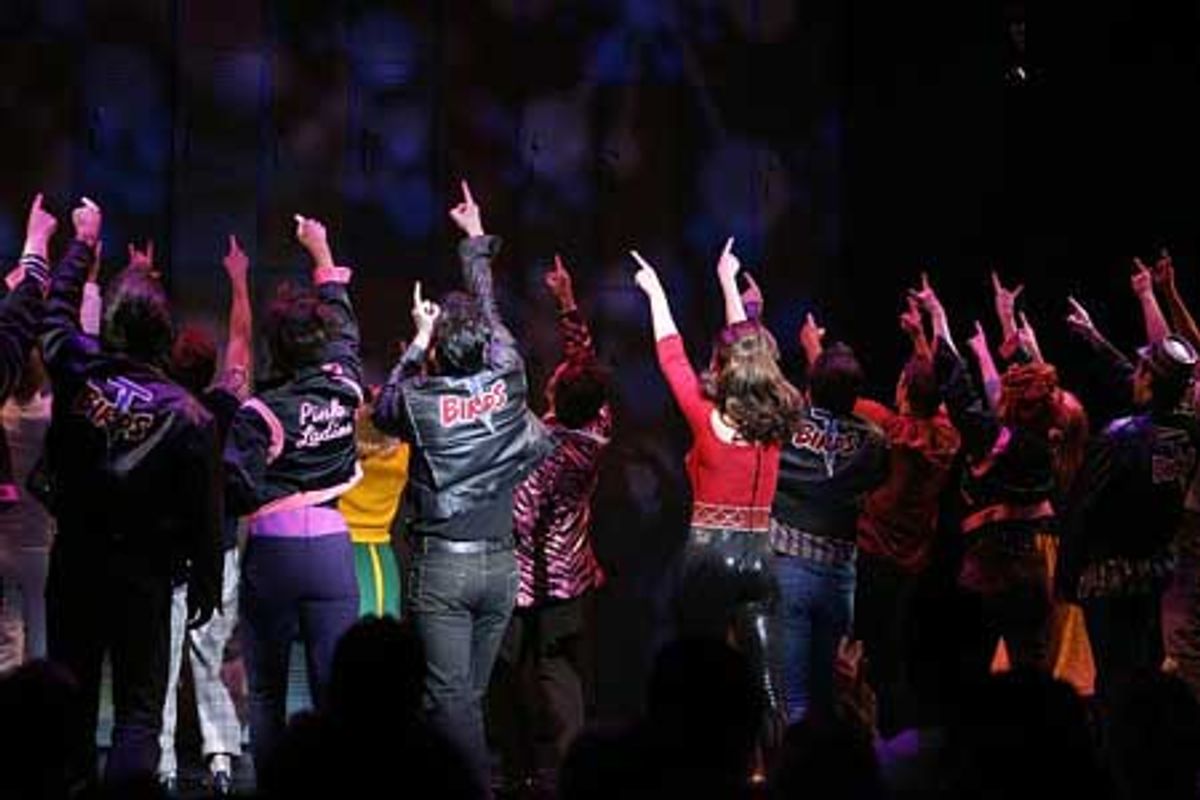 Max Crumm, Laura Osnes and ensemble at 